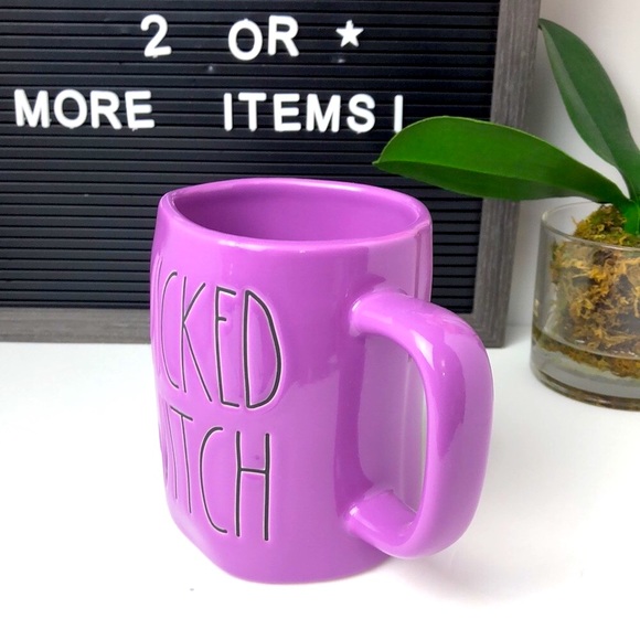 Rae Dunn WICKED WITCH mug Halloween cup new with tags - Picture 2 of 8